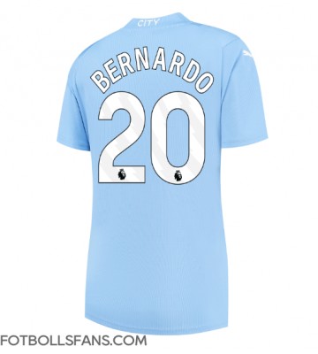 Manchester City Bernardo Silva #20 Replika Hemmatröja Damer 2023-24 Kortärmad
